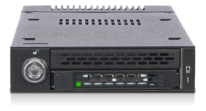 ICY DOCK ToughArmor MB833M2K-B - bevegelig lagerrack - M.2 NVMe Card - SAS