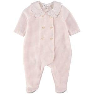 Tartine et Chocolat Pink Striped Footed Baby Body 9 Months - Nightwear - 9 months - Pink