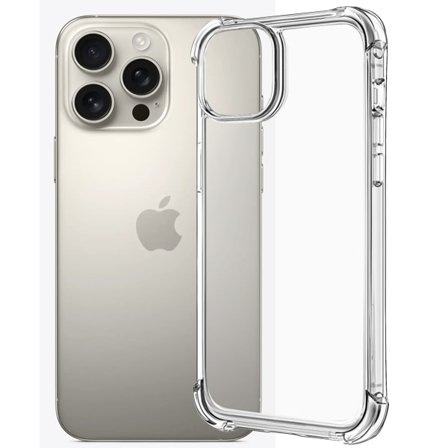 iPhone 16 Pro Max Skal - Extra Stöttåligt och Slitstarkt Transparent
