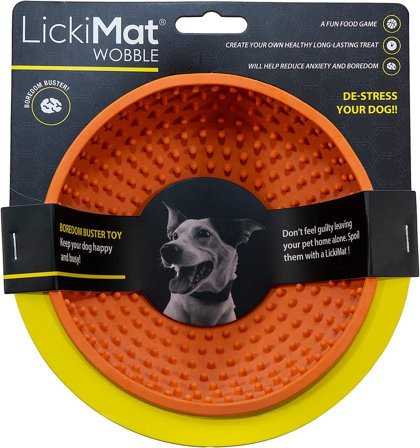 LickiMat Wobble Orange, Tøj & Bolig, Foder & Tilbehør, Mad- & Vandskåle
