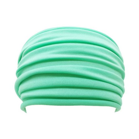 Blød elastisk hovedbeklædning til kvinder, strækbar løbebånd, bredt hårbånd Y