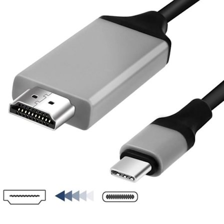 USB-C till HDMI-kabel - Samsung - Galaxy S8 - 2m - 1080p - Svart