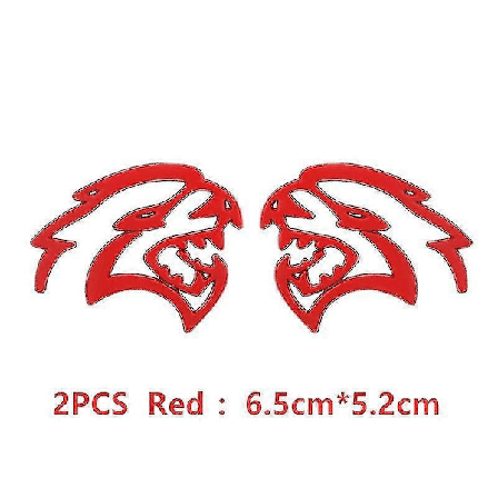 3D Metal Hellcat Bil Logo Dør Skærm Side Mærkater Badge Dekoration Bagagerum Emblem Mærkat Til Dodge Challenger Jeep LGL