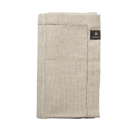 Himla Servett Ebba, 50x50 cm, 2-pack Bordstextil Brun CM