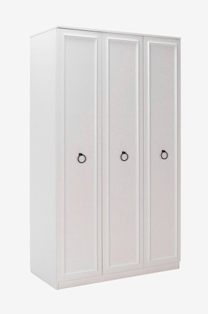 Hanah Home - Garderobeskab GRD-1330-BB-1 - Hvid - Garderobeskab - Fra Homeroom