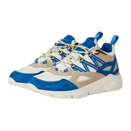 Karl Lagerfeld Verger Lace Loop Runner Skor blå, Herr Sneakers, Herr, Storlek: 46 EU