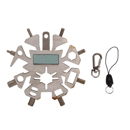 21 i 1 Multifunktionelt Pileværktøj Snefnug Bue Nock Justeringsenhed Pileskaft Fjer Skraber til Jagt Skydning