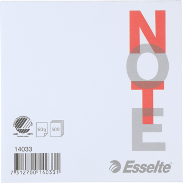 Notatblokk Kube Hvit 10x10cm