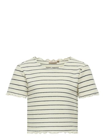 Koganits Life S/S Cropped Top Jrs Cream Kids Only