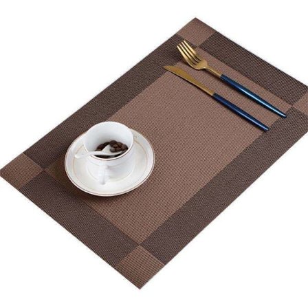 1 st PVC-plastunderlägg, Tvättad Rektangulär Underlägg, Icke-S