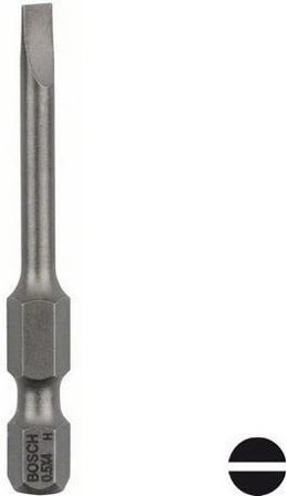 Bosch S Bits S0.5x4.0 3-pak 49mm, Maskintilbehør & forbrugsvarer