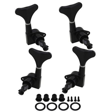 Svarta Förseglade Jb Eller P Bass Stämmare Maskinhuvuden 2l2r