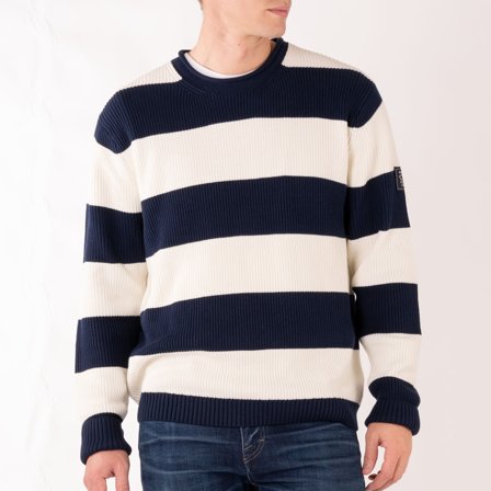 Sweatshirt náutica Marine Classics Classic Roll Neck Jumper Navy / White, homem, XXX-Large
