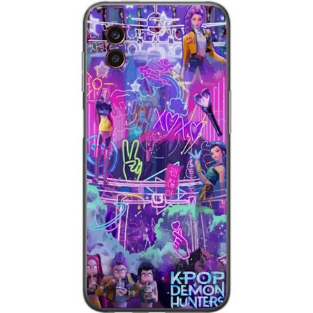 Kompatibelt Mobildeksel til Samsung Samsung Galaxy Xcover6 Pro Kpop Demon Hunters Neon City Lights Purple Glow Idol Energy Vibes