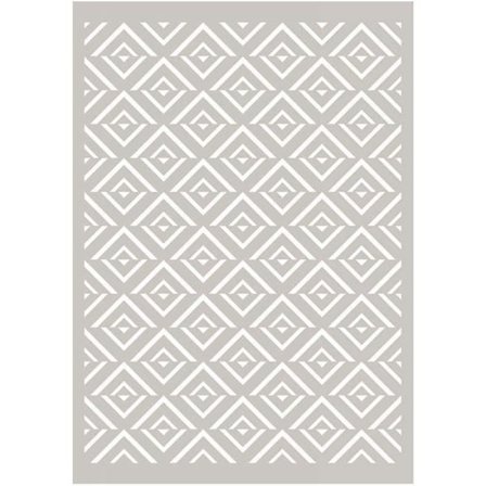 Pochoir A4 Blå Etnisk Bakgrund