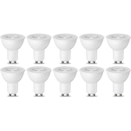 LED GU10 Spotpære, 5W (Tilsvarende 50W), Varmhvit, Ikke dimbar - Pakke med 6