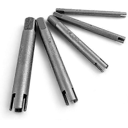 Gevindskærer, Knækket Hoved Skruefjerner, Stål Gevindskærersæt, 5 stk.