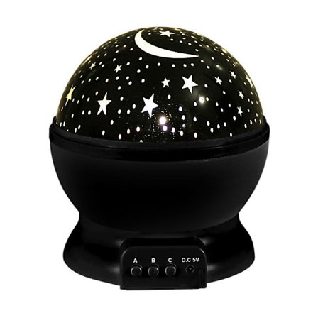 LED-yövalo, joka valaisee makuuhuoneesi tällä romanttisella kuulla, tähdellä ja