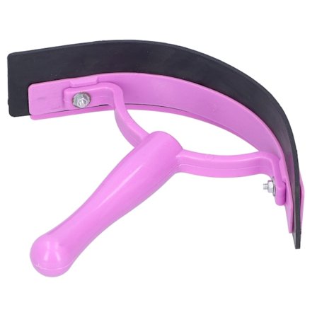 Häst svettskrapa Ergonomisk handhållen mjukt grepp plastgummi ridning Grooming Tool