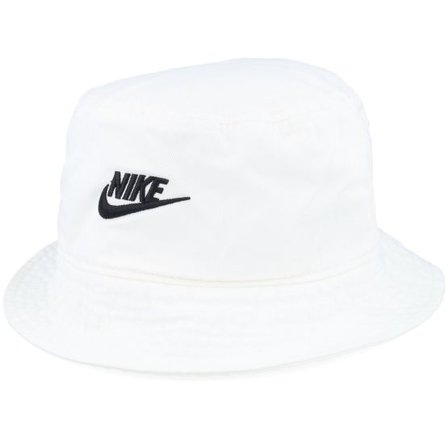Nike - Vit bucket Hatt - Apex Sq Futura Wsh L White/Black Bucket @ Hatstore