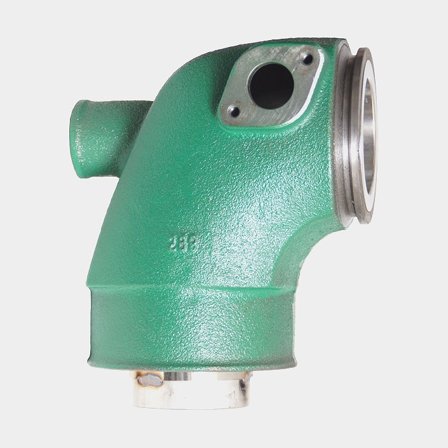 Avgaskrök, gjutjärn, för Volvo Penta 31, 41, KAD32, KAD42, KAD43, KAD44, KAD300, D5, D7