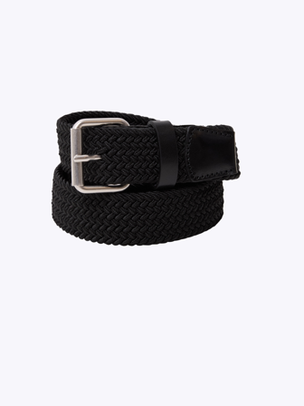 Jean Paul - Rollo flettet belte - Herre - Svart - Tilbehør - 100