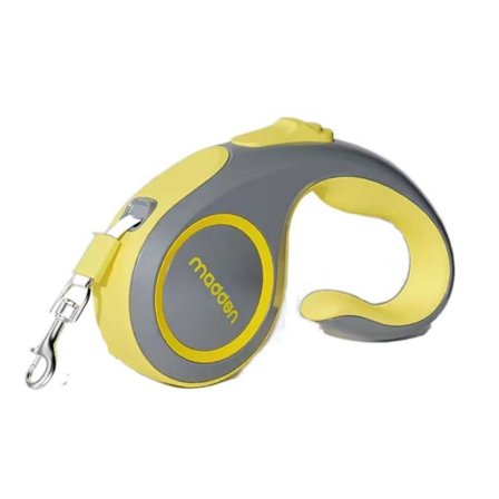 Pet Walking Leash Optrækkelig Hundesnor GUL 3M