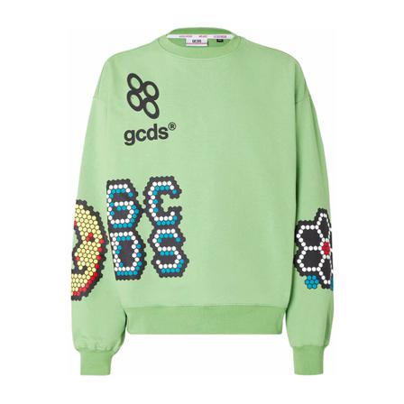 Gcds Sweatshirts Grøn, Herre