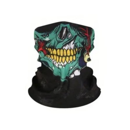 Zombie skull - Buff - Scarf - Bandana - Halsduk - Skidmask
