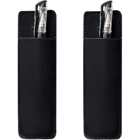 Magnetisk Læderpenholder til Køleskab eller Metalliske Overflader (2 stk. Penholdere)