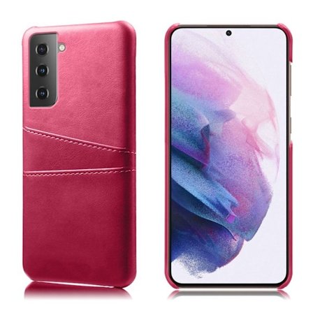 Dual Card Etui Samsung Galaxy S21 - Rose