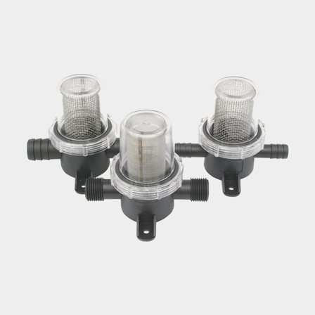 Filtro acqua di mare Nuova Rade In-line Strainer con filtro a rete Inox, fine, G 1/2" (BSP)