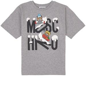Moschino Maxi Branded T-Shirt Grey 10 Years - Tops - 10 years - Grey - Junge