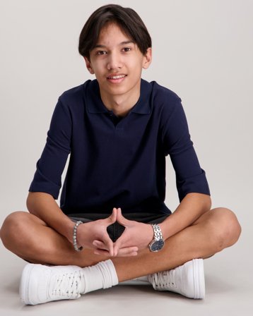 LMTD HANNES SS L PIQUE POLO Blå Poloshirts Dreng - Kids Brand Store