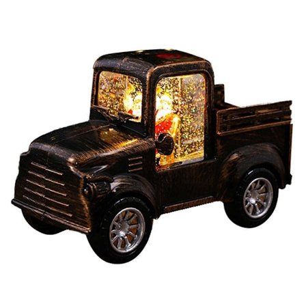 Retro Jouluauto Koriste Joulupukki Valoauto Joulu Yövalo Lahja Ikkuna Koriste