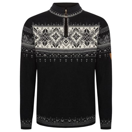 Dale of Norway M's Blyfjell Sweater Black smoke Offwhite Light Charcoal