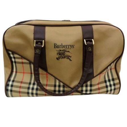 Burberry Vintage, Pre-owned Leather handbags Beige, Dames, Maat:ONE Size