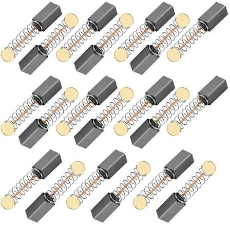 20 Stycken Elektrisk Motor Kolborste Universal Kolborstar Borrmaskin Kolborste 5*5*11mm Elektrisk Maskin Kolborstar