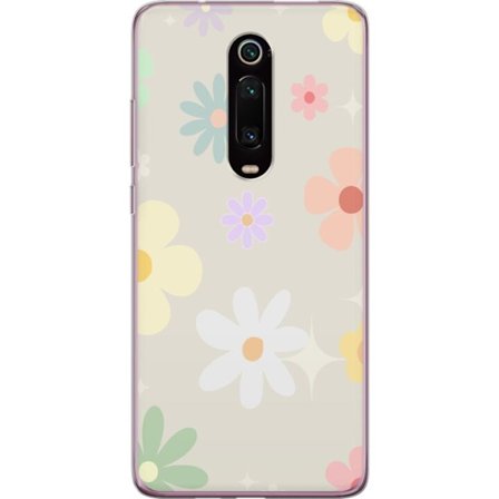 Mobilskal till Xiaomi Mi 9T Pro med fejdande blommor
