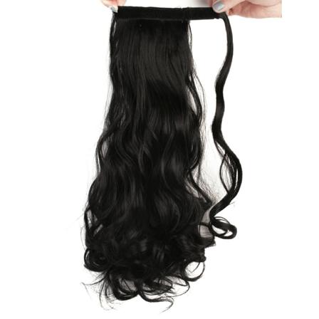 Mizzy Hästsvans Lockig - Svart #1b