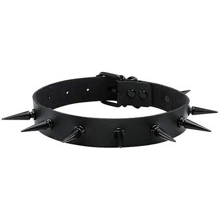 Gothic Punk Halsband Dubbade krage Choker