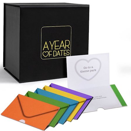 Ett År av Dejter Dejt-kvällsbox Romantiska Förseglade Dejt-idéer För Par Present