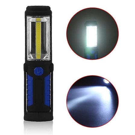 Bærbar Arbejds-LED Lommelygte Fakkel Inspektionslys Lampe