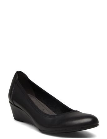Women Court Sho Shoes Heels Pumps Classic Svart Tamaris*Betinget Tilbud