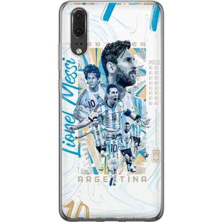 Kompatibelt Mobilskal till Huawei Huawei P20 Lionel Messi