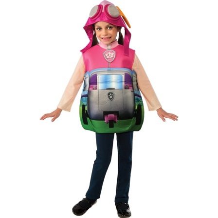 Paw Patrol, Skye Rideon Candy Catcher, Maskeraddräkt XS - Partyninja.se
