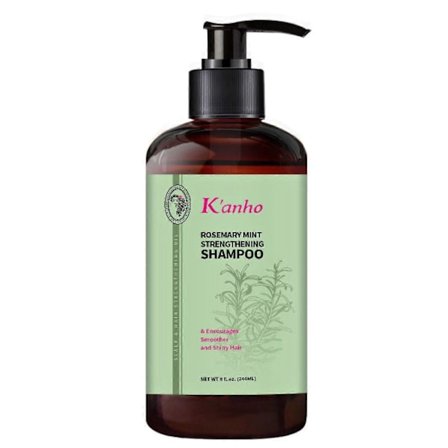 Rosmarin Mint Styrkende Shampoo, Rosmarin Hårvækst Shampoo, Rosmarin Shampoo til Hårvækst, Nærer Hovedbunden, Stimulerer Hårvækst