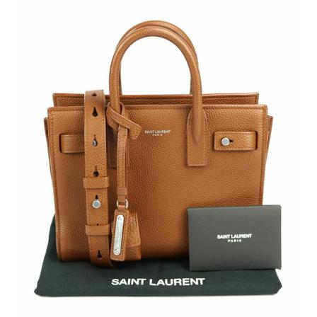 Saint Laurent Vintage Pre-owned Håndtaske Brun, Dame Vintage Tasker, Størrelse: ONE Size