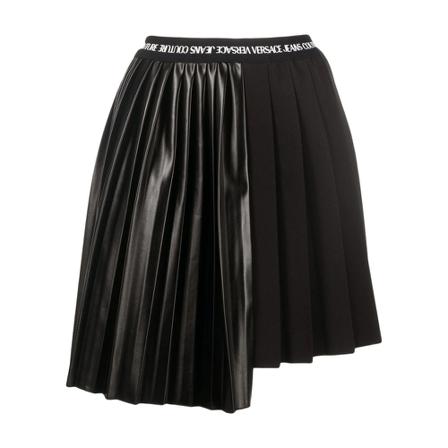 Versace Jeans Couture, Asymmetrical Skirt Czarny, Kobieta, Rozmiar: XS