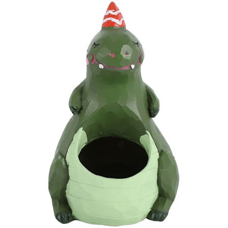 1 stk Kreativ Harpiks Sukkulente Planter Dyrepotter Mini Dekorativ Blomsterpotte Kontor Barnehage Potte Hage Rekvisita Hjemmedekorasjon Dinosaur